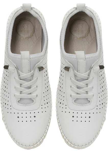 166105.Z5FX Beyaz Kadın Comfort Ayakkabı