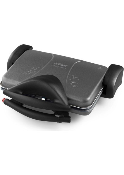 4 Dilim Izgara ve Tost Makinesi, 1800W, Siyah, Hızlı ve Pratik Kullanım