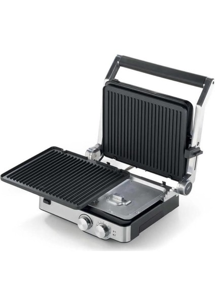 Gümüş Renkli 2000 W Isıtıcılı Tost ve Izgara Makinesi fırsatları