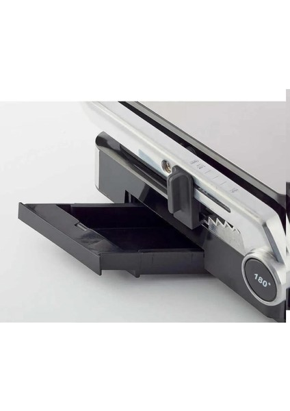 Gümüş Renkli 2000 W Isıtıcılı Tost ve Izgara Makinesi