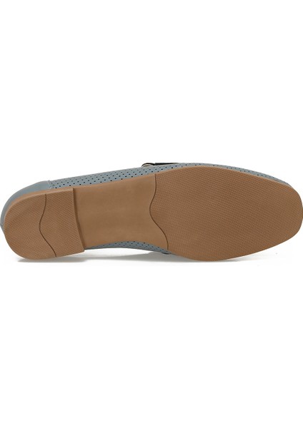 325010T.Z 5fx Mavi Kadın Loafer