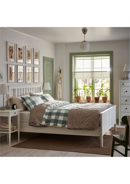 Çift Kişilik Karyola, Beyaz, 160X200 Cm, Sert fırsatları