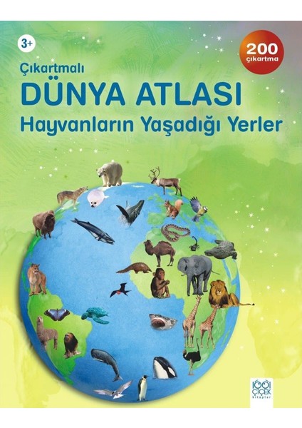 Çıkartmalı Dünya Atlası / Hayvanların Yaşadığı Yerler