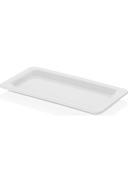 11320.CW - Happy Chef Gn. 1/3 Krem Beyaz 12'li Küvet Seti 17,6X32,5 Cm, Thermoset Melamin