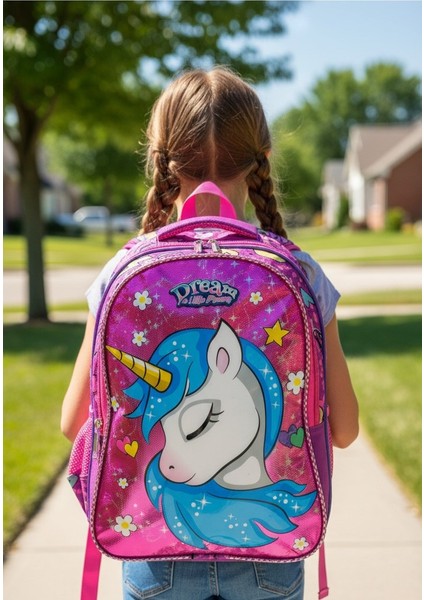 Newbag Kız Unicorn Okul ve Folyolu Beslenme Çantası (Yeni Sezon) fırsatları