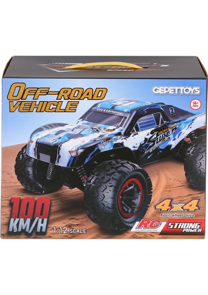 Nessiworld AJ22-19 Kumandalı 1:12 100KM/H Off Road Araba 4x4