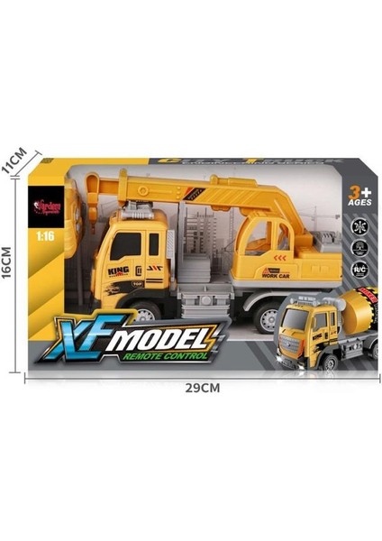 Nessiworld XF-789-110A-1A-3A-4A Kumandalı Şarjlı Iş Makinesi -Vardem modelleri