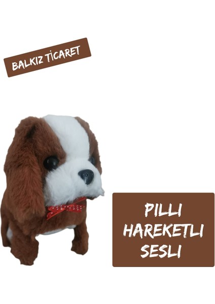 Pilli Hareketli Sesli Oyuncak Köpek