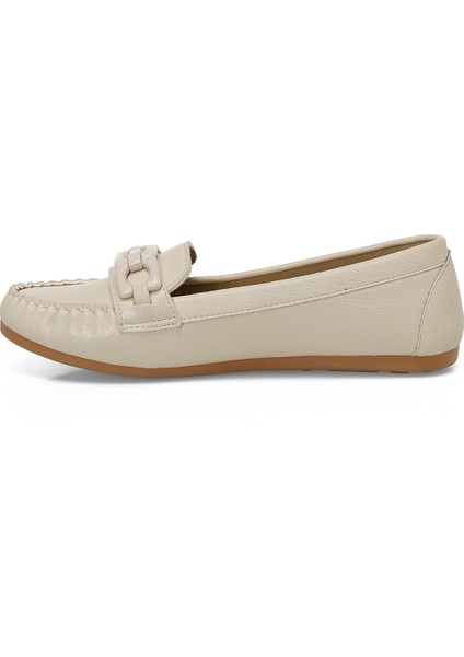 25S-116 5fx Bej Kadın Loafer