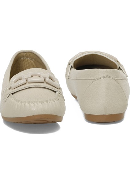 25S-116 5fx Bej Kadın Loafer