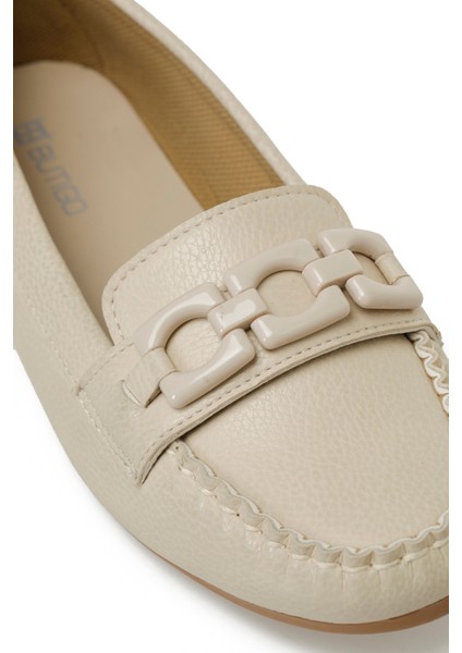 25S-116 5fx Bej Kadın Loafer