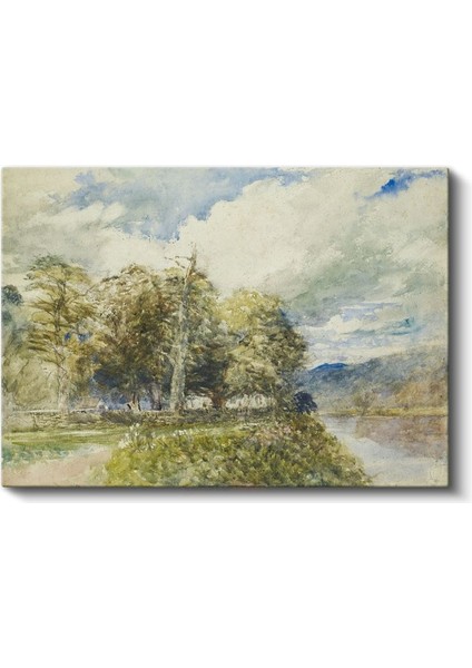 J.m.w. Turner - Ağaçlık Manzara Kanvas Tablo fiyatları