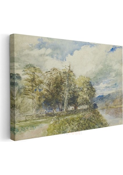 J.m.w. Turner - Ağaçlık Manzara Kanvas Tablo modelleri