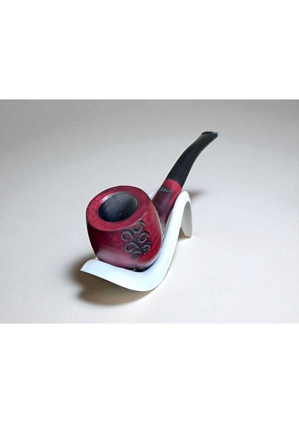 Vişne Işlemeli Ahşap Pipo | Ahlat Ağacı Pipo | Peaar Wood | Metal Filtreli | Pipo Sehpası Hediyeli fırsatları