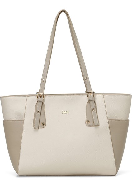 INCI REGINA 5FX Taş Rengi Kadın Omuz Çantası