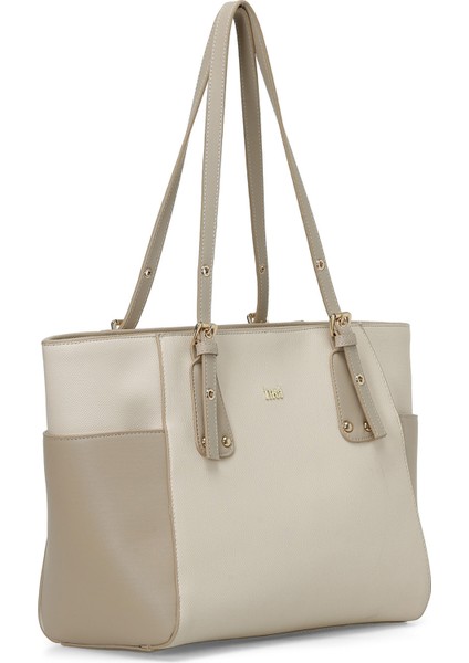 INCI REGINA 5FX Taş Rengi Kadın Omuz Çantası