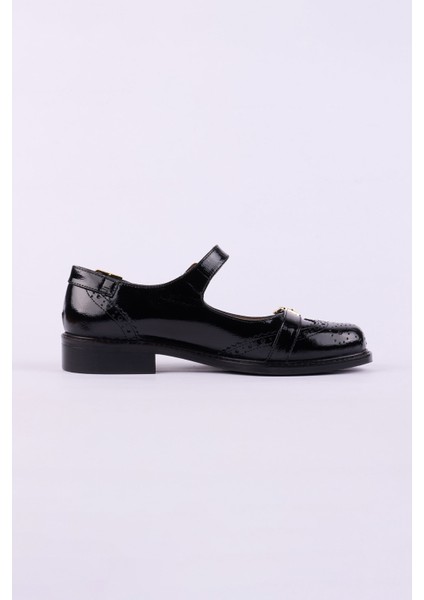 Hakiki Deri Rugan Loafer Kadın Ayakkabısı 25HSY501