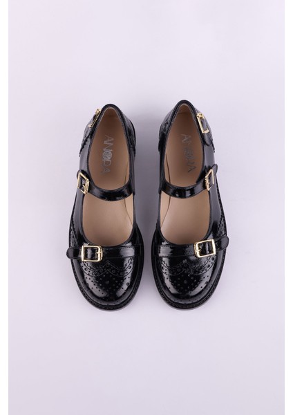 Hakiki Deri Rugan Loafer Kadın Ayakkabısı 25HSY501 modelleri