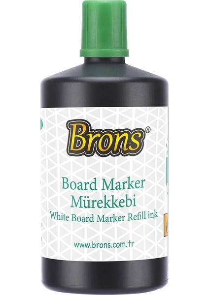 Beyaz Tahta Kalemi Mürekkebi 250 Cc. Yeşil