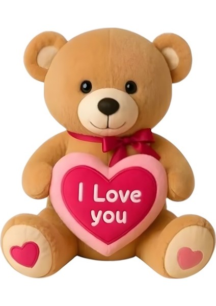 Peluş 40 cm I Love Kalpli Ayı