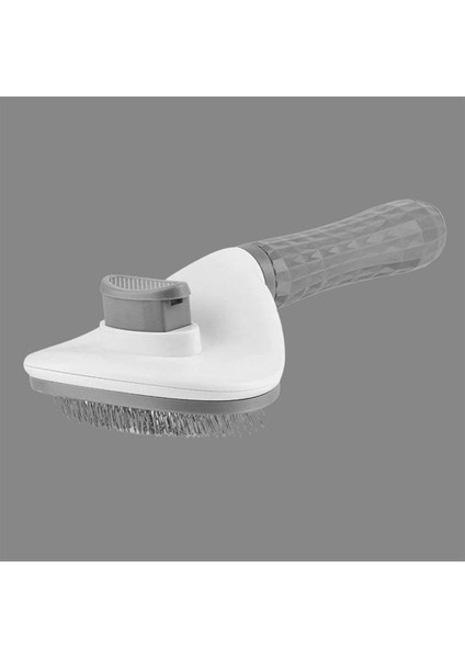 Kedi Köpek Tüy Toplayıcı Kendini Temizleyebilen Ergonomik Rahat Evcil Hayvan Tarağı Gri (5282) modelleri