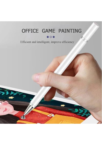 Samsung Galaxy Tab S6 Lite SM-P610 Uyumlu 2 In 1 Dokunmatik Disk ve Tükenmez Tablet Kalemi modelleri