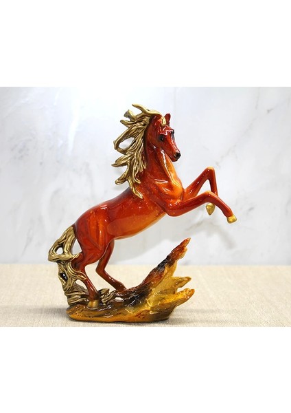 Polyester Şahlanmış At Figürü ALK4590