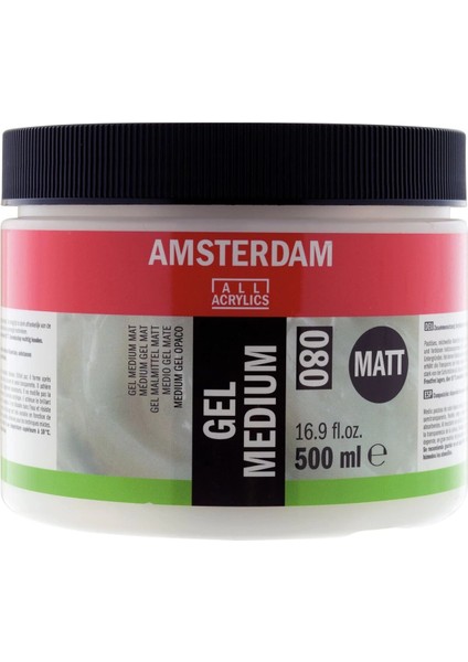 Amsterdam Gel Medium Matt 080 Mat Jel Medyum 500 Ml.