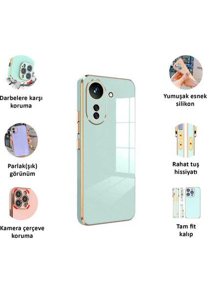 Xiaomi Redmi 13C Kılıf Kenar Detaylı Yumuşak Parlak Silikon fiyatları