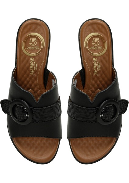 105499.Z5FX Siyah Kadın Terlik