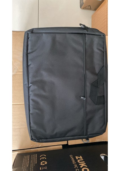 17-18 Kumaş Siyah Notebook Çantası Bilgisayar