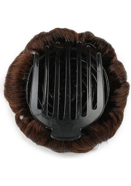 Taşlı Topuz Toka - Kahve Karamel fiyatları