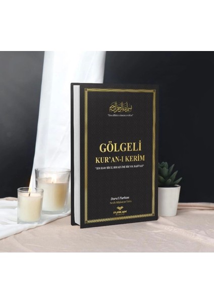 Gölgeli Kuranı Kerim ve Yazı Mushafı - Hafızlar Için Arapça El Yazısı Pratik Kitabı Siyah modelleri