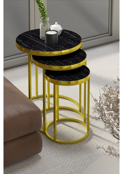 Zigon Sehpa C Lüx Gold Bendir