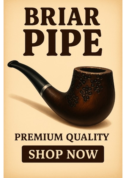 El Işçiliği 🌹 Gül Ağacından Pipo Tek Ebt