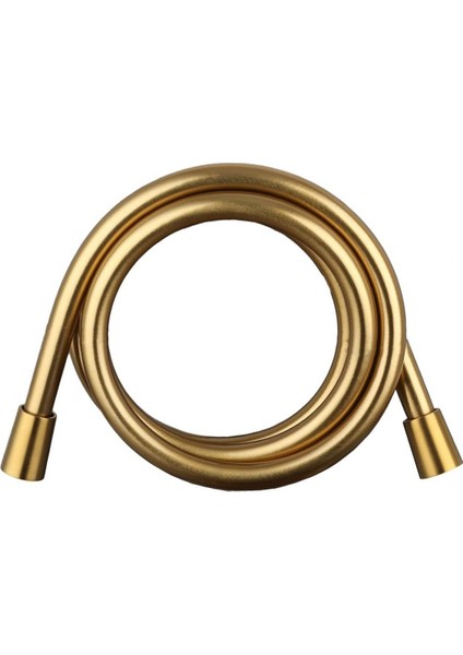 Pvc Gold Duş Hortumu 150 cm Pirinç Somon Altın KDH103-G
