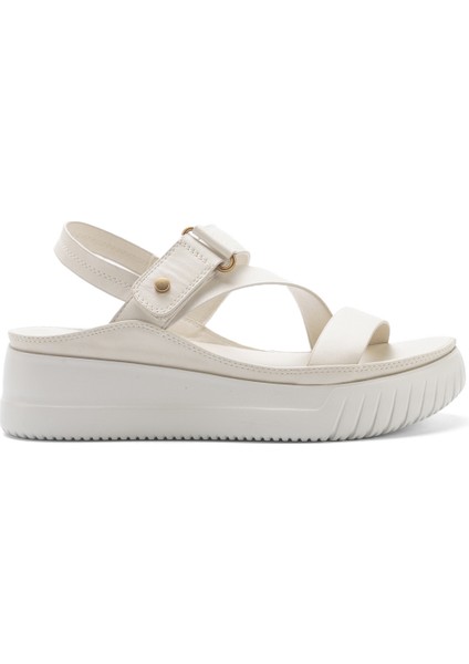 325571.Z 5fx Bej Kadın Dolgu Topuk Sandalet