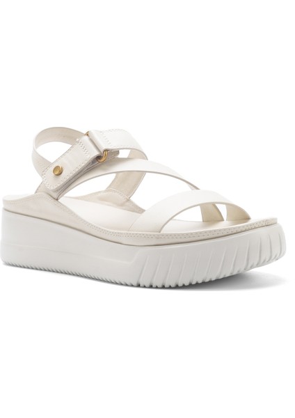 325571.Z 5fx Bej Kadın Dolgu Topuk Sandalet