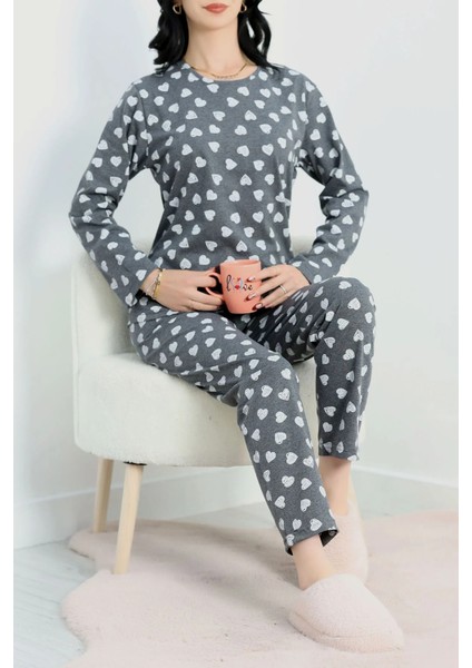 Füme Kalpli Pijama Takımı