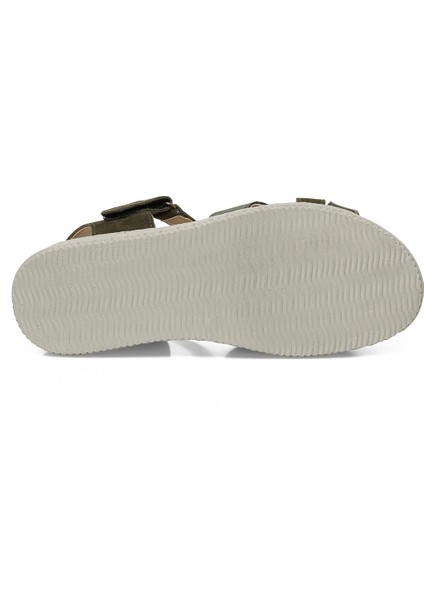 105502.Z5FX Haki Kadın Comfort Sandalet