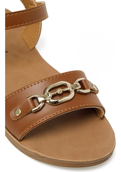 325050.Z 5fx Kahverengi Kadın Düz Sandalet