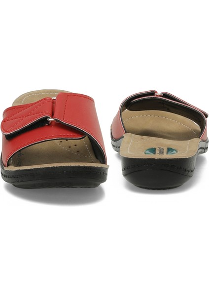 161197.Z5FX Kırmızı Kadın Ev Terliği