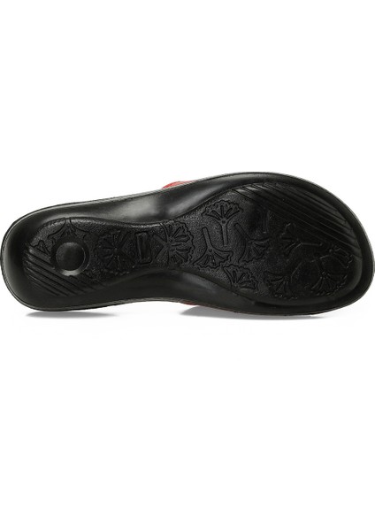 161197.Z5FX Kırmızı Kadın Ev Terliği