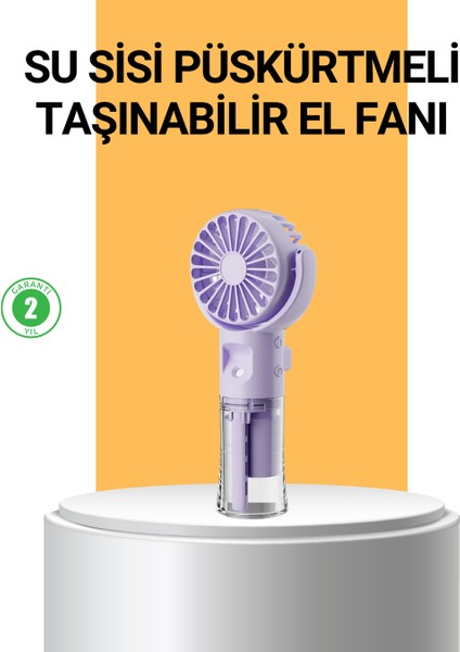 Wizard Taşınabilir Şarjlı Su Buharlı Mini Klima Fan