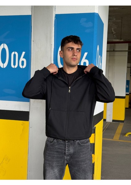 Erkek Overfit Fermuarlı Kapüşonlu Hırka modelleri