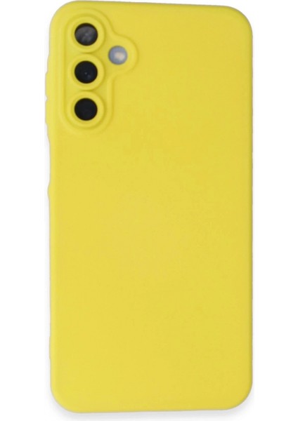 Samsung Galaxy A25 5g Kılıf Nano Içi Kadife Silikon - Sarı