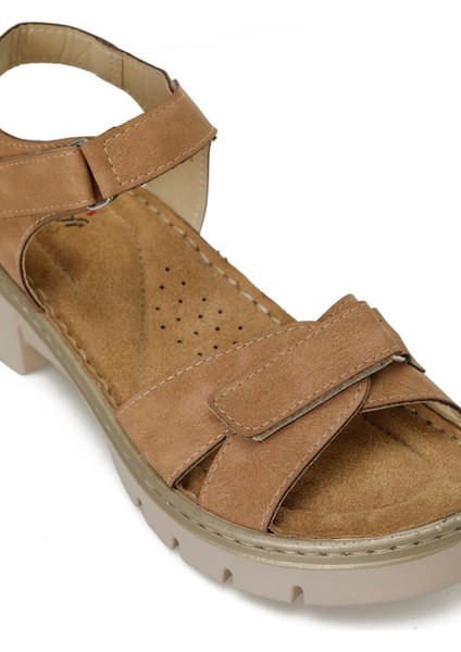 166292.Z5FX Taba Kadın Comfort Sandalet