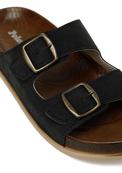 405205.Z5FX Siyah Kadın Ev Terliği