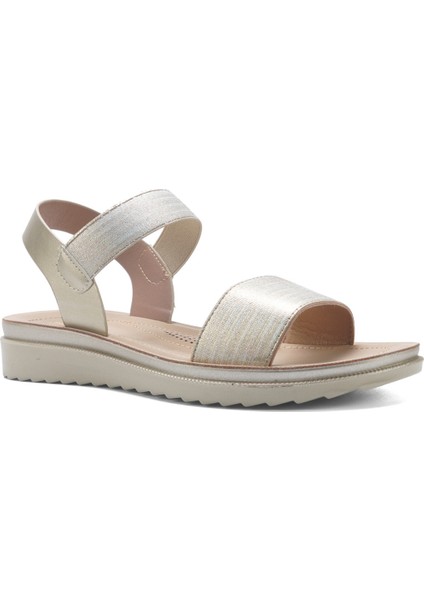 166923.Z5FX Altın Kadın Comfort Sandalet