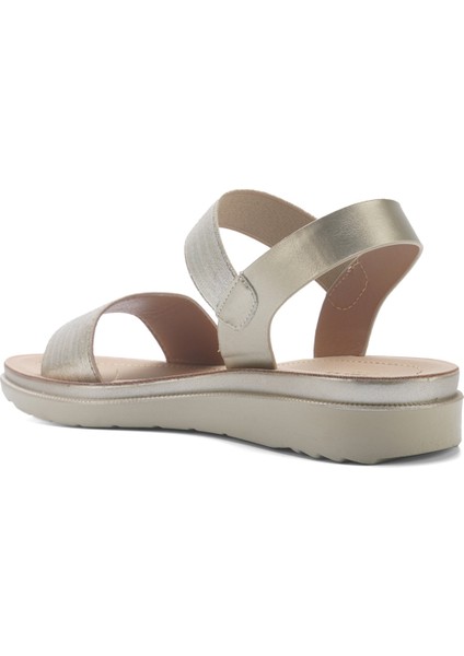 166923.Z5FX Altın Kadın Comfort Sandalet